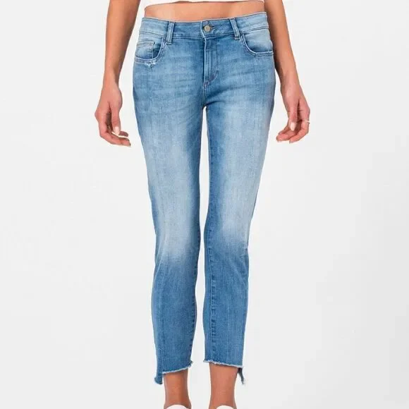 DL1961 Florence Instasculpt New Town Skinny Crop Sz 26 - Picture 1 of 10